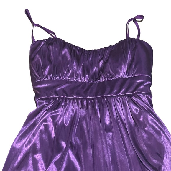 Y2K Ruby Rox Bubble Hem Mini Dress - Picture 4 of 16
